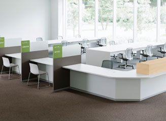 システムカウンター「VISIT（ビジット）」シリーズ - オフィス分野