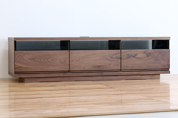 幅180 奥行44 高さ43】フレックス テレビボード ウォールナット 180