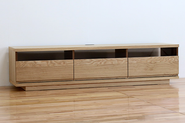 幅180 奥行44 高さ43】フレックス テレビボード ホワイトオーク 180