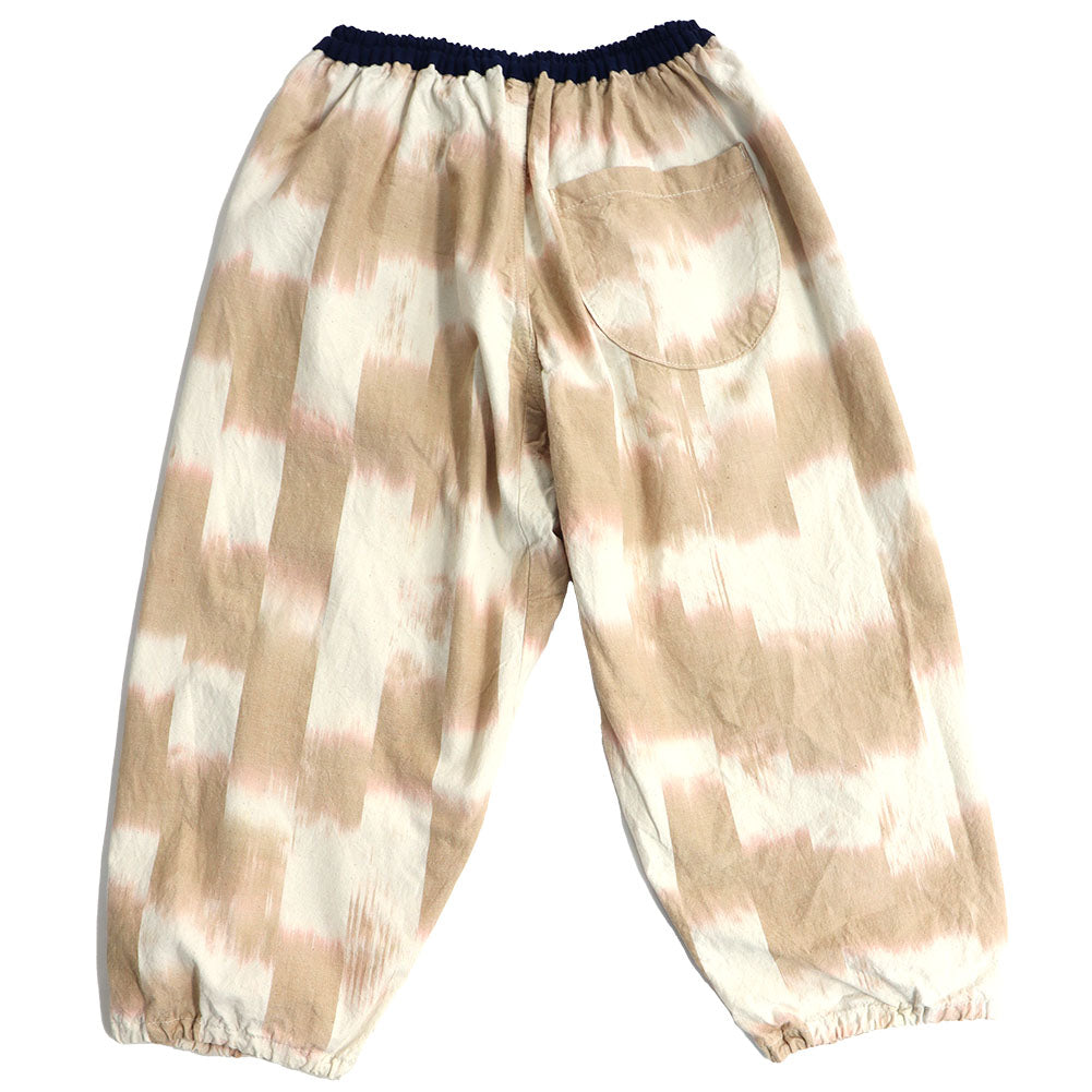 儀右ヱ門 ギエモン ぎえもん 久留米絣 七分丈もんぱん Y7032