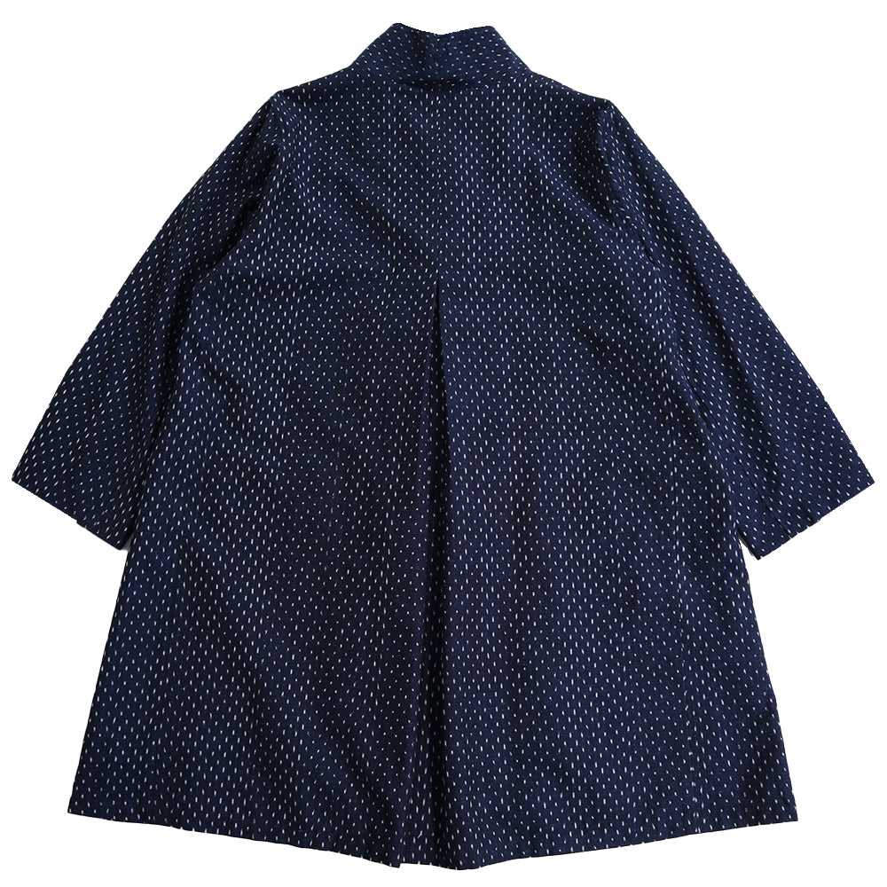 儀右ヱ門 ギエモン ぎえもん 久留米絣 コート ス223 日本製【as