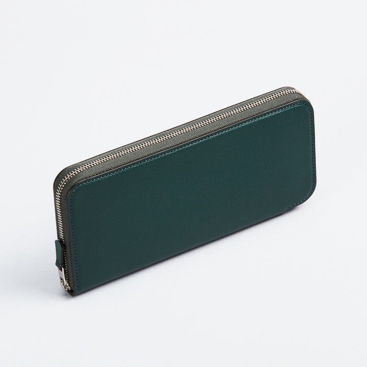 大峽製鞄－メンズ財布｜【1350-ECF】ジップウォレット束入れ(長財布