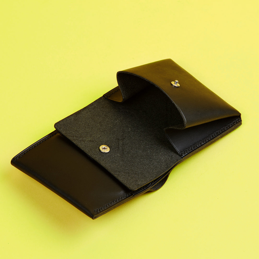 OhbaⓇLabo.－財布｜二つ折り財布｜札入れ小銭つき【R-002-MBL】 – 大