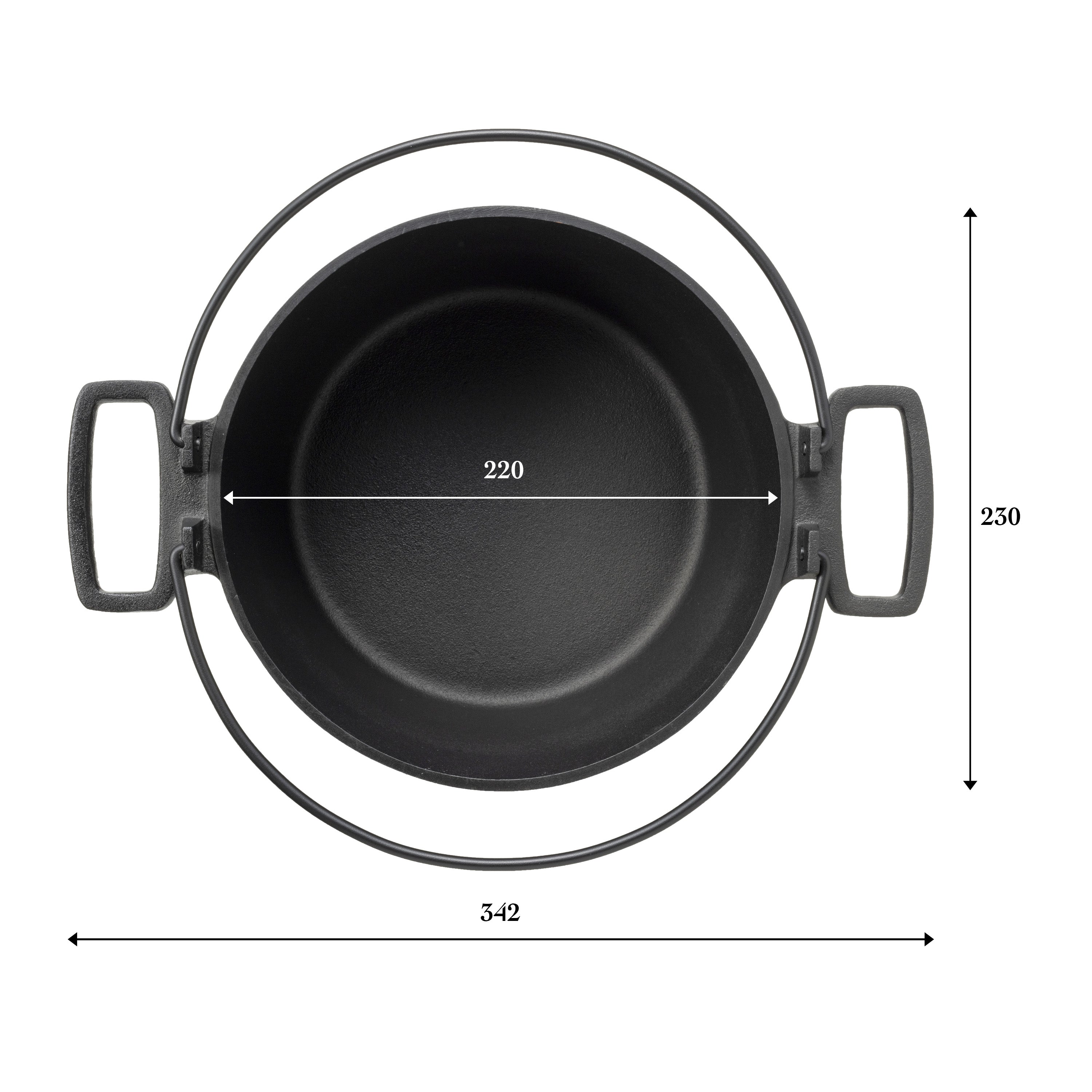 ダッチオーブン天火 両手 22cm