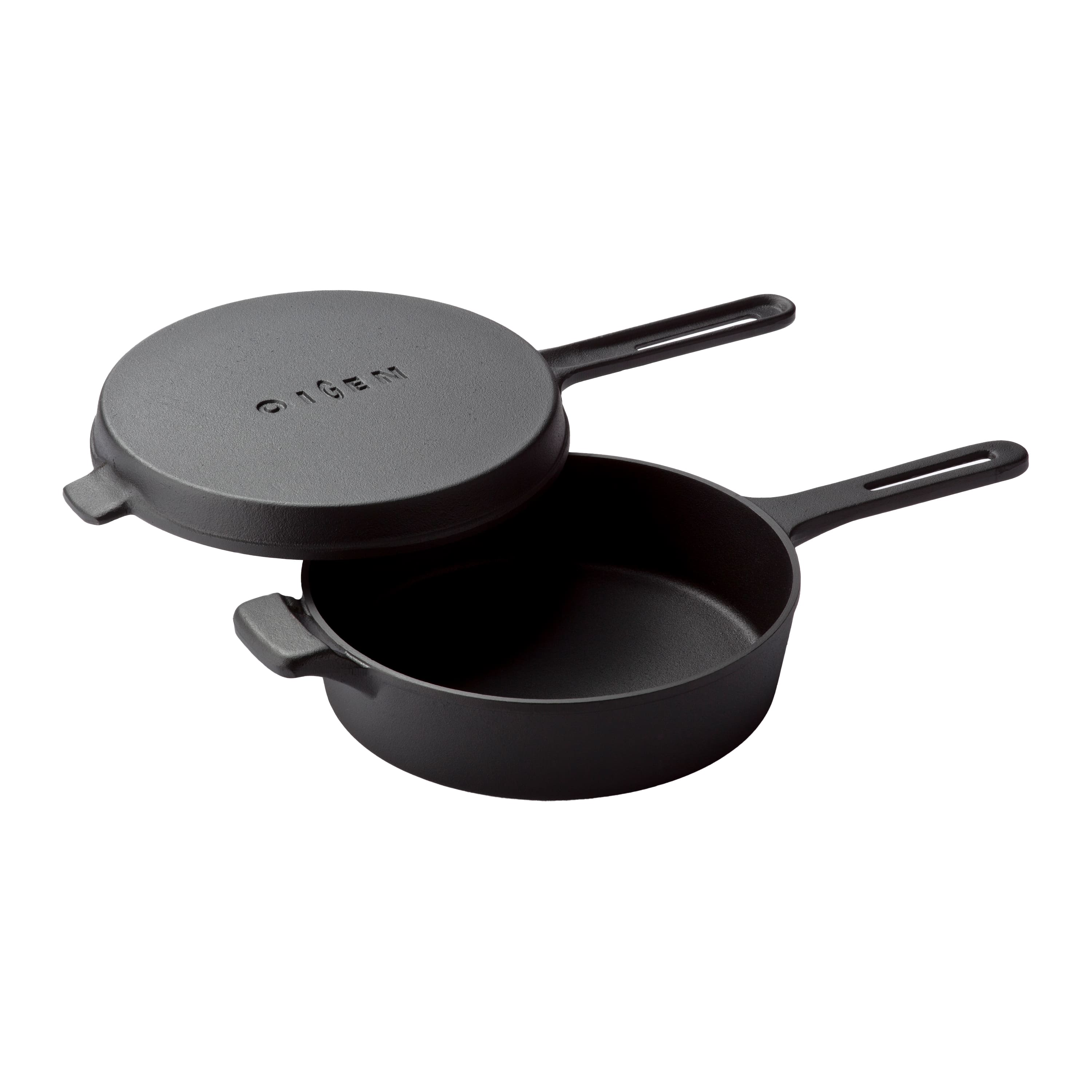 ダッチオーブン天火 グリルスキレット 24cm| 南部鉄器の老舗 及源鋳造