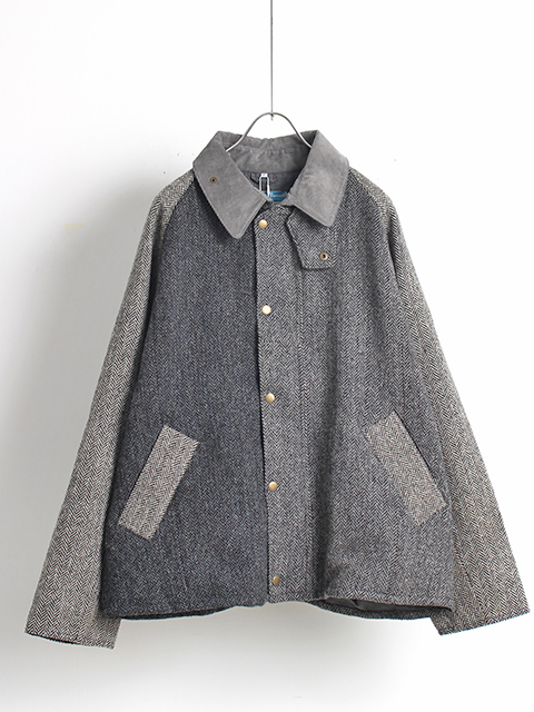 yoused】HARRIS TWEED DRIVER'S JACKET - OIKOS 毎日を楽しく豊かに