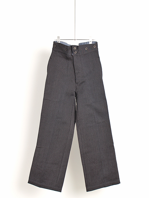 40s FRANCE VINTAGE COTTON PIQUE PANTALON-OIKOS 毎日を楽しく豊かに