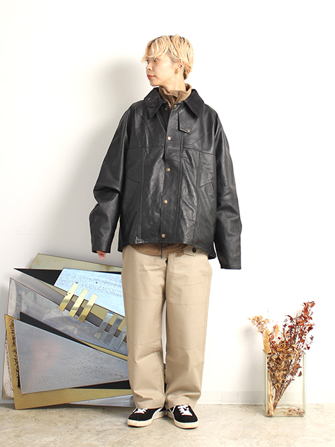 yoused】LEATHER DRIVER'S JACKET - OIKOS 毎日を楽しく豊かにする洋服