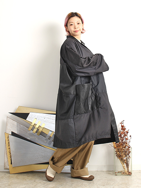 REMAKE NYLON COAT- SUNNY SIDE UP- SUNNY SIDE UP-OIKOS 毎日を楽しく