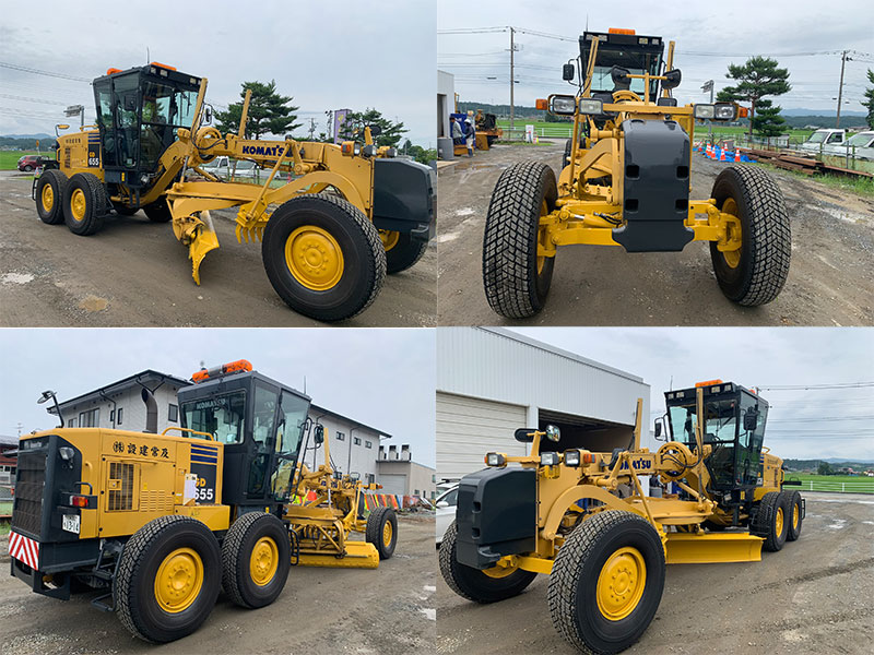 グレーダー コマツは横・CATは縦～KOMATSU GD655 – 及常建設株式会社