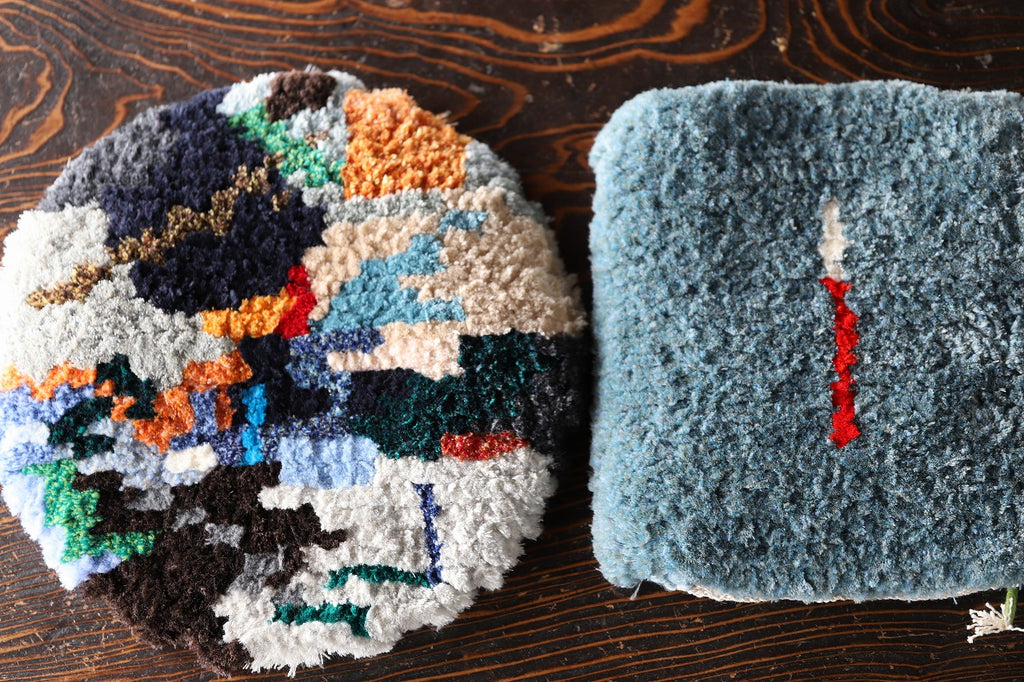 minimal ノッティング織りの椅子敷き 丸型 -Fritt- – 大寺幸八郎商店