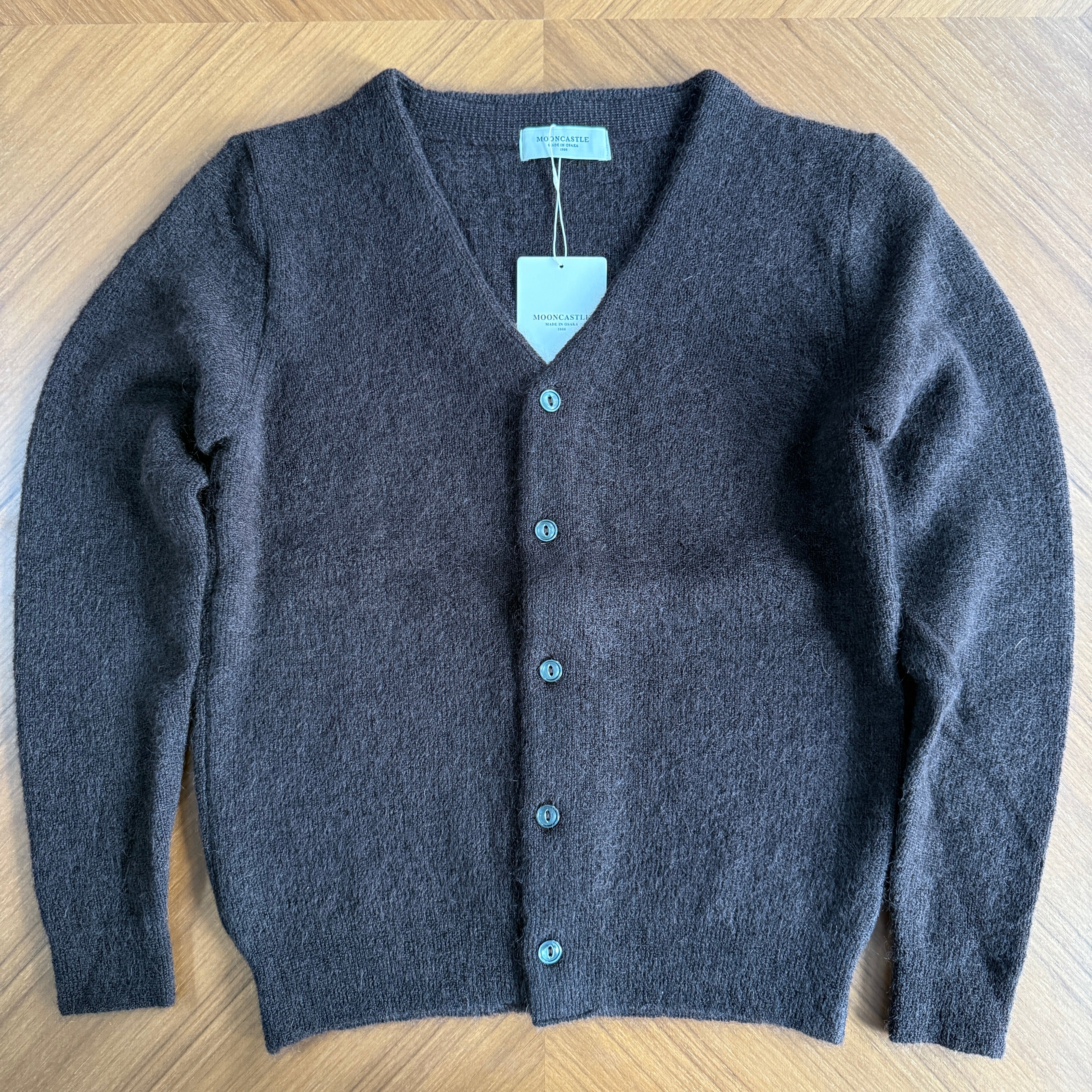 MoonCastle Mohair Cardigan - Brown – Old House Provisions