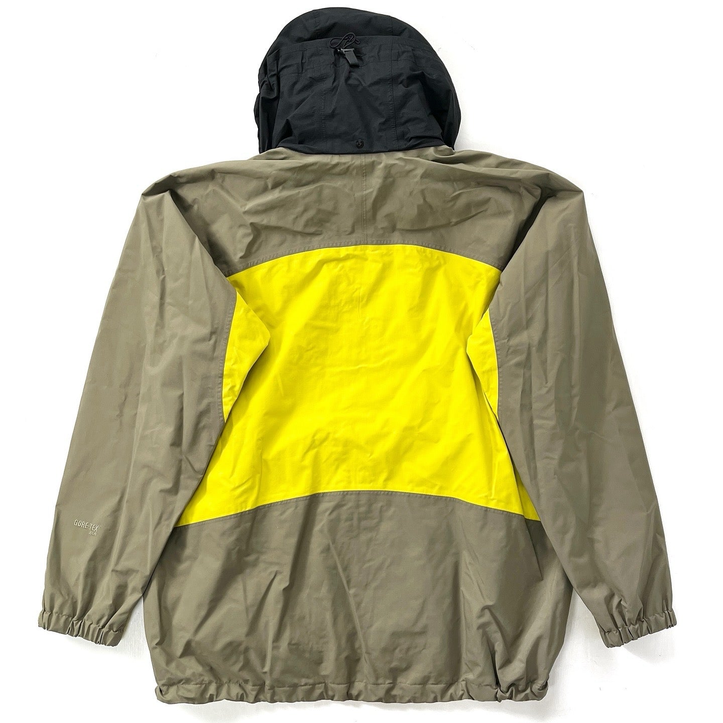 2001 Patagonia Mens Gore-Tex Primo Jacket, Green Spark & Khaki (XL/XXL