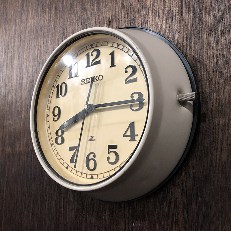 SEIKO セイコー SEIKOSHA 防塵時計 Bus Clock Vintage Model バス
