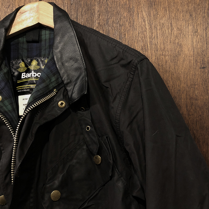 Barbour Beacon Oiled Riding Jacket Early 3Warrant Black C42 Mint