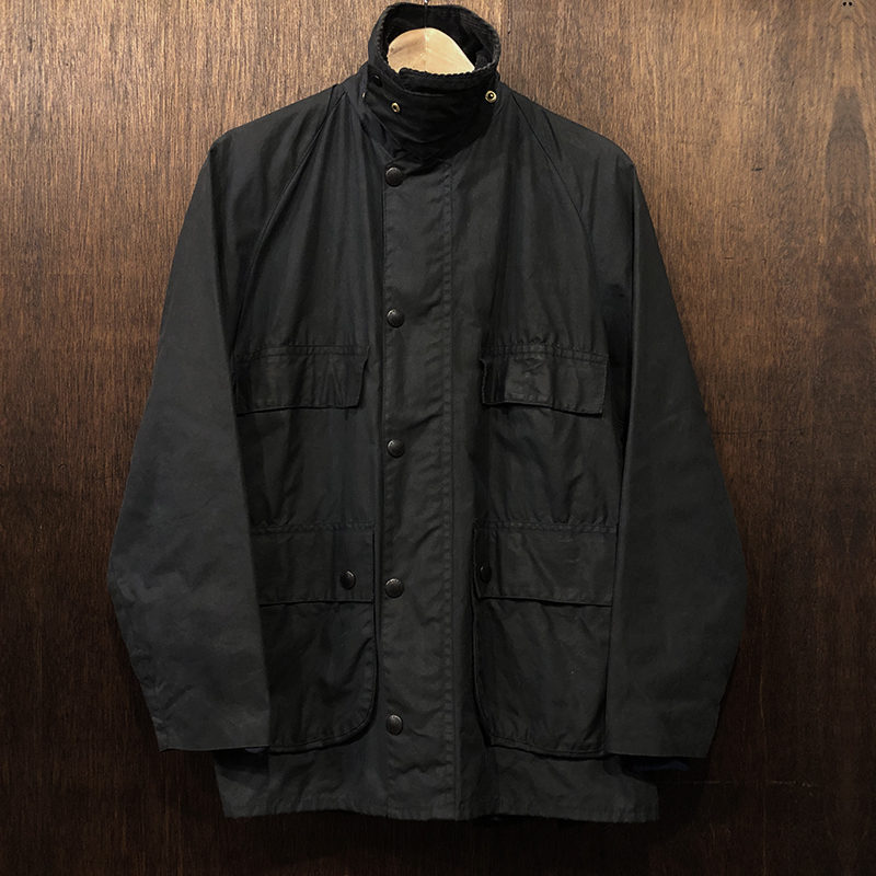 Barbour Bedale Jacket 3Warrant Navy Early 4flap Pocket C38 Mint