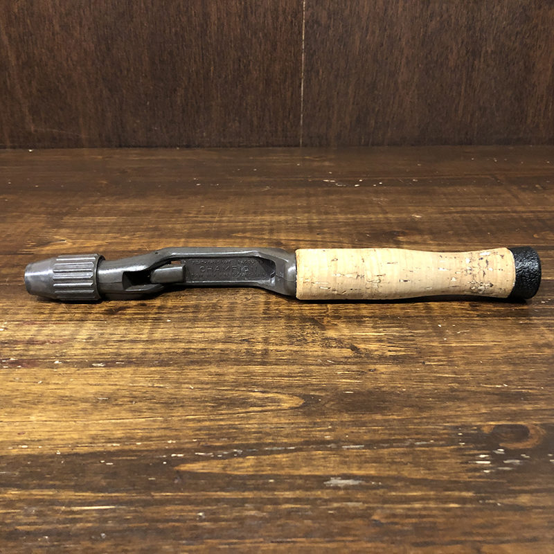 Featherweight Champion Grip Cork Handle Logo Rubber End Rod Handle