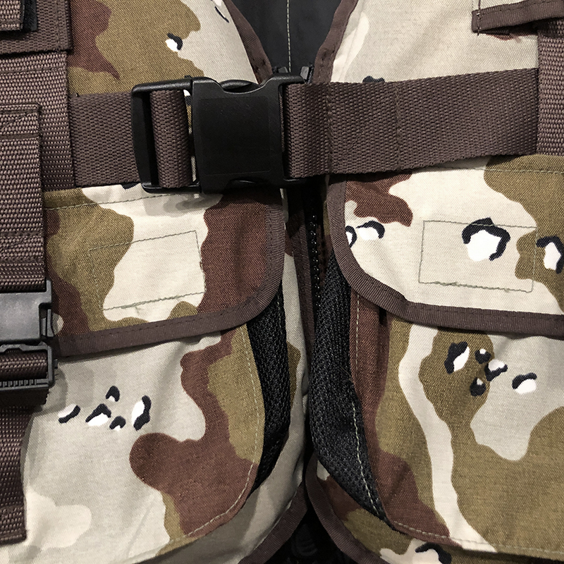 Anglers House Life Floating Vest Jacket Sand Camo Deadstock