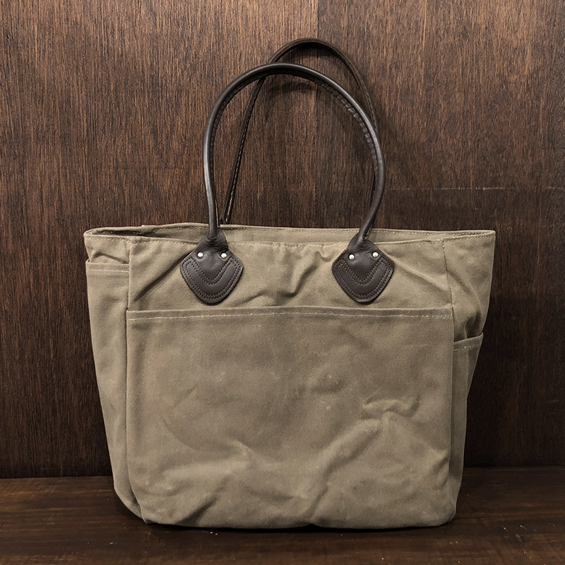L.L. Bean Oild Finish Leather Handle Tote Bag エルエルビーン