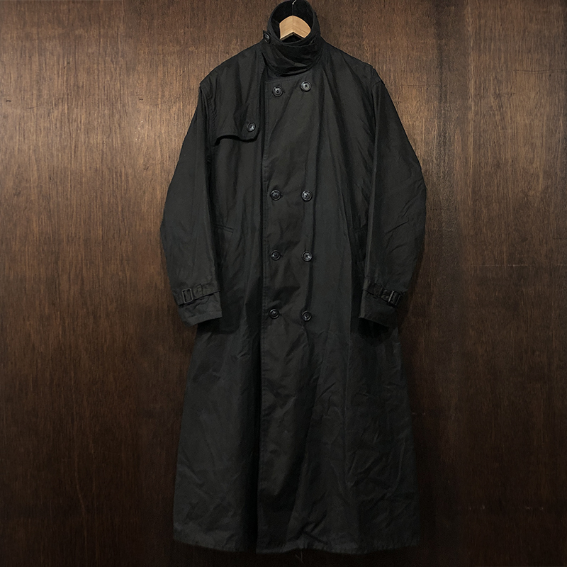 Barbour Trench Coat Navy Vintage 3Warrant C40 Mint バブアー