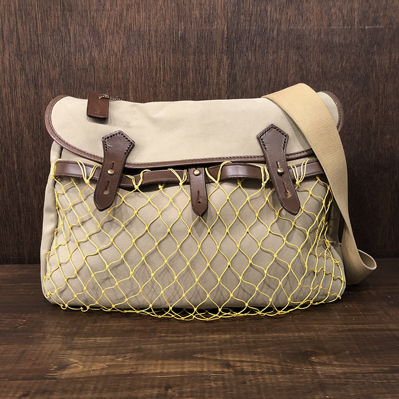 Brady Canvas Sandringham Game & Fishing Shoulder With Net Bag