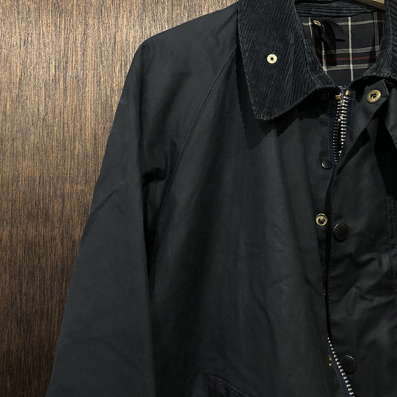 Barbour Transport Jacket Navy Old 3Warrant C42 Mint バブアー