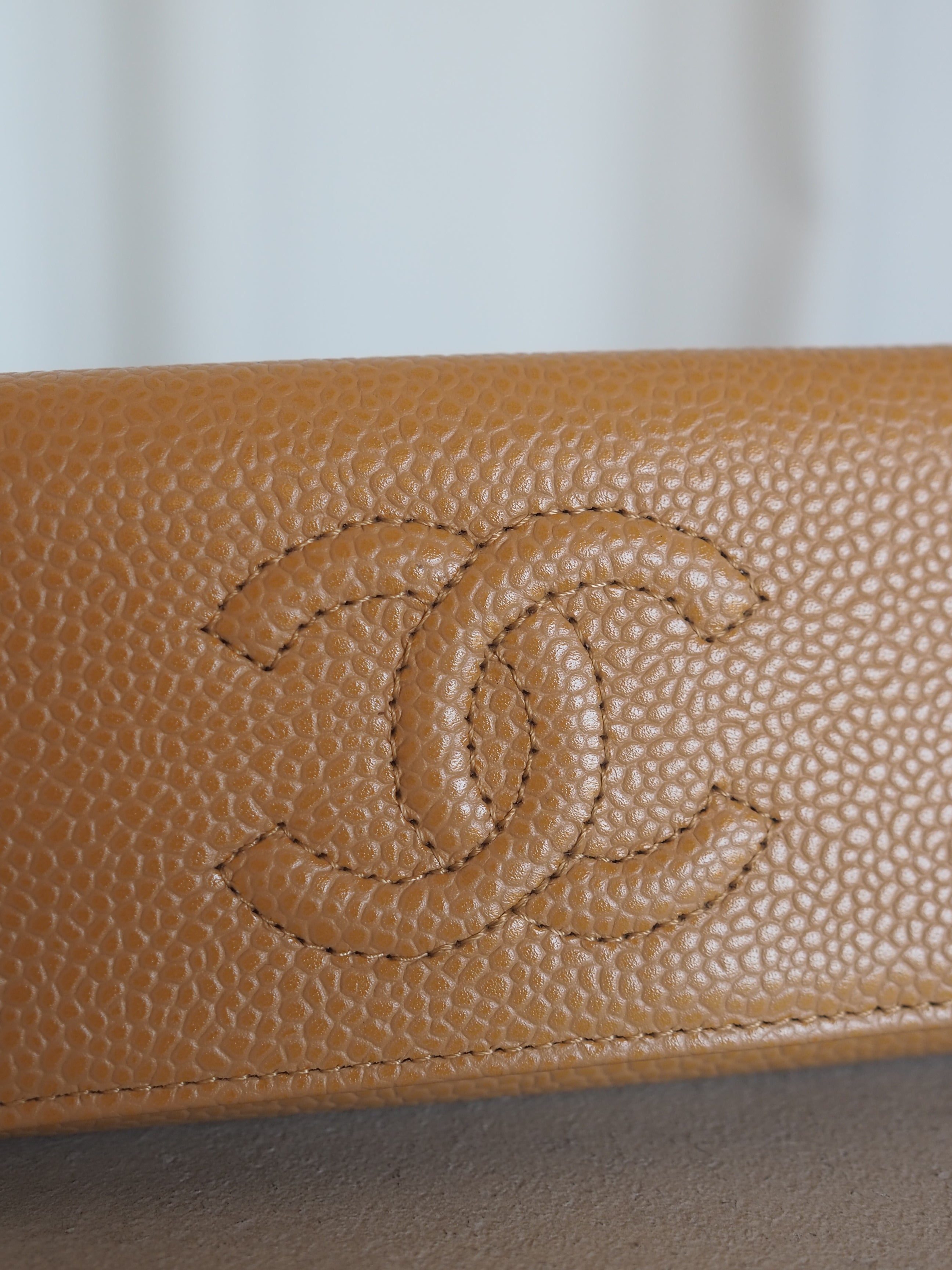 CHANEL シャネル COCO ココマーク キーケース キャビアスキン ブラウン