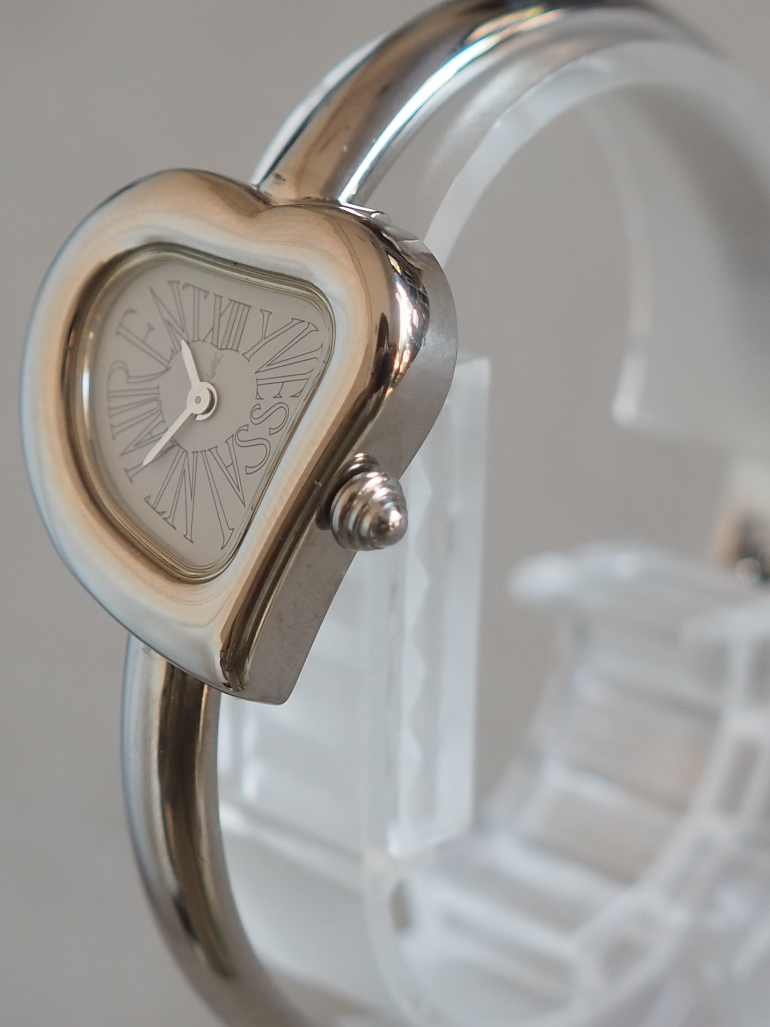 Yves Saint Laurent イヴ・サンローラン YSL ハート バングル ウォッチ