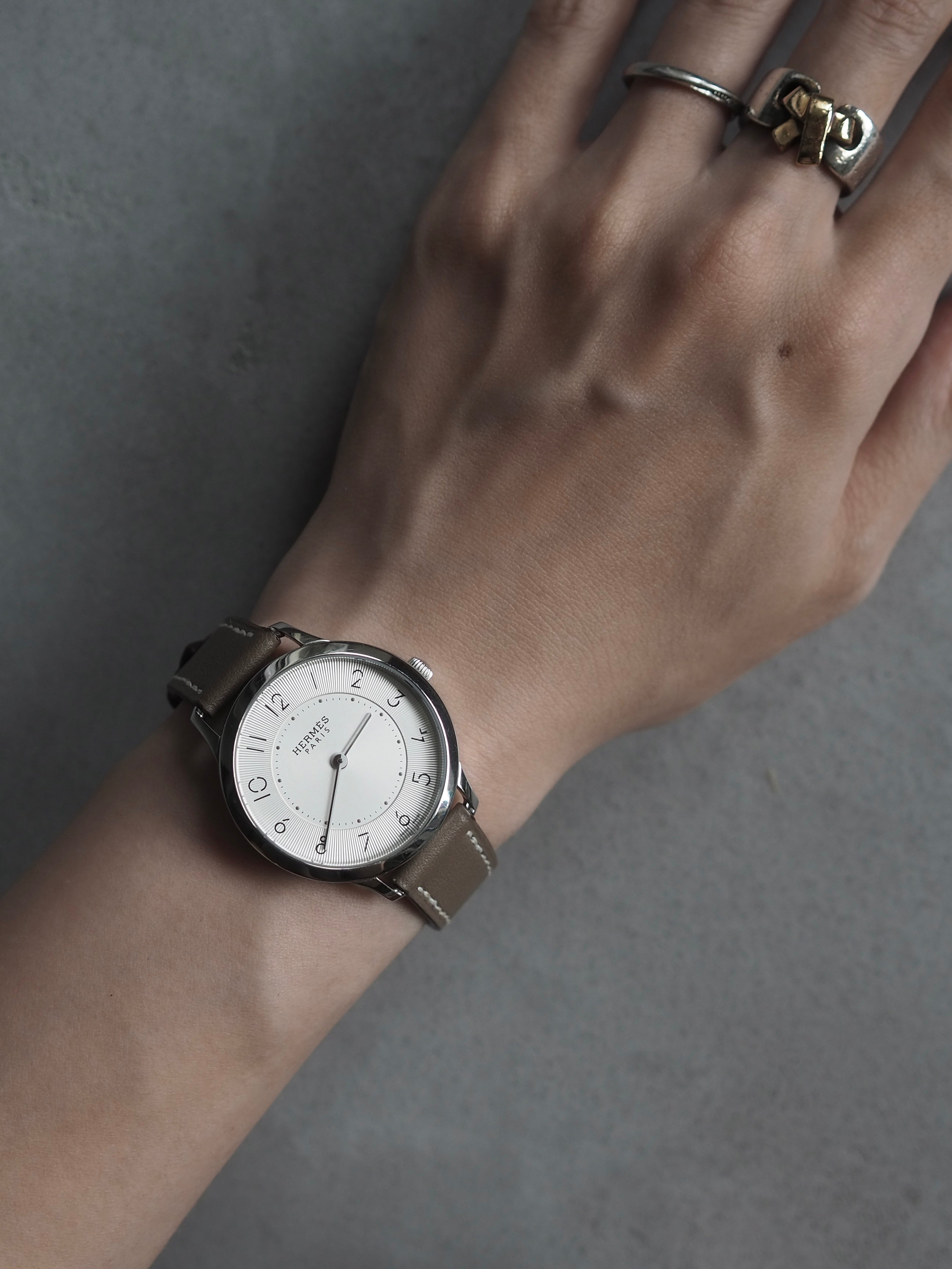 HERMES エルメス スリムドゥエルメス Slim d'Hermes ウォッチ 腕時計