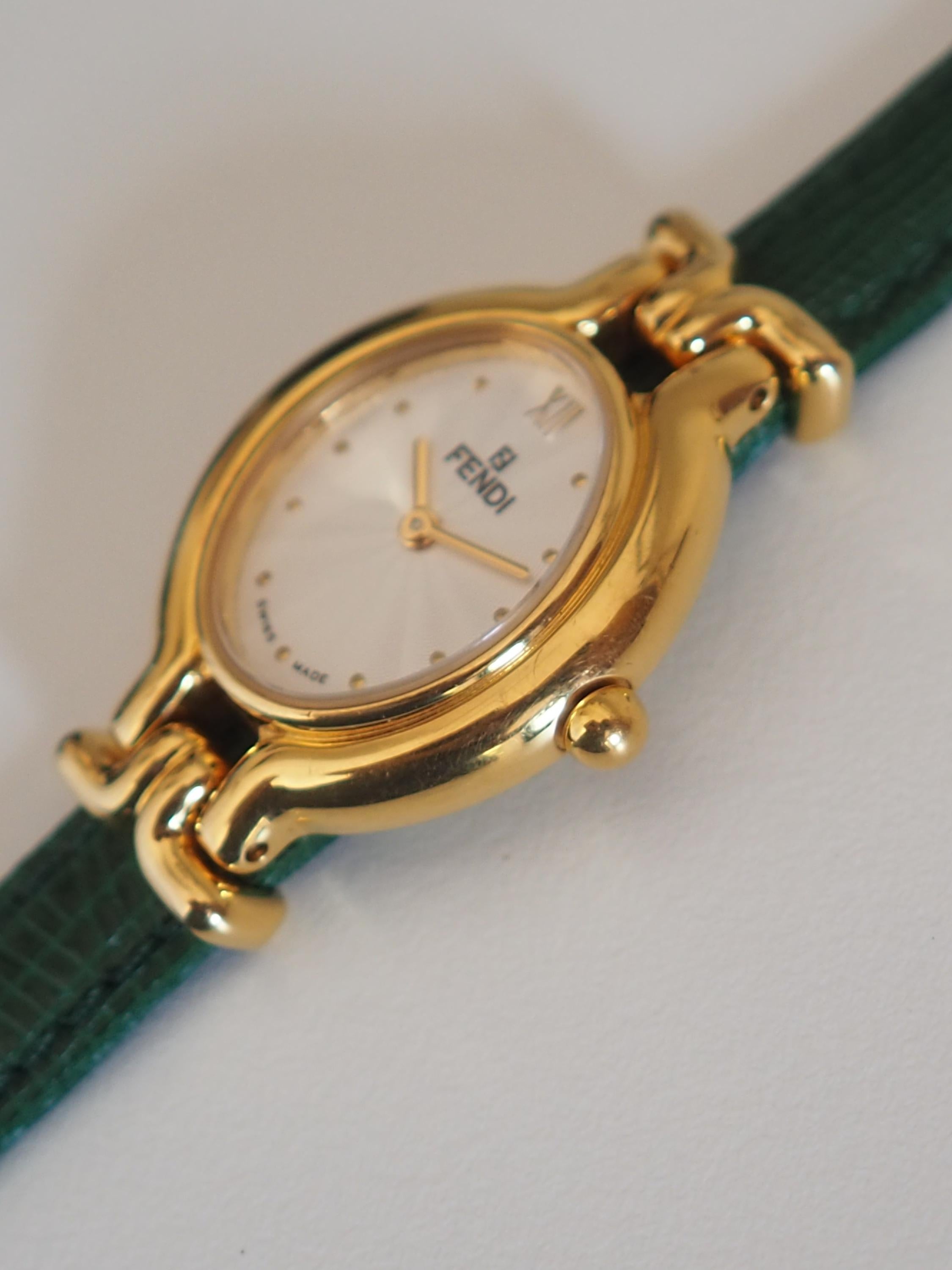 FENDI フェンディ カメレオン ウォッチ 腕時計 ゴールド チェンジ