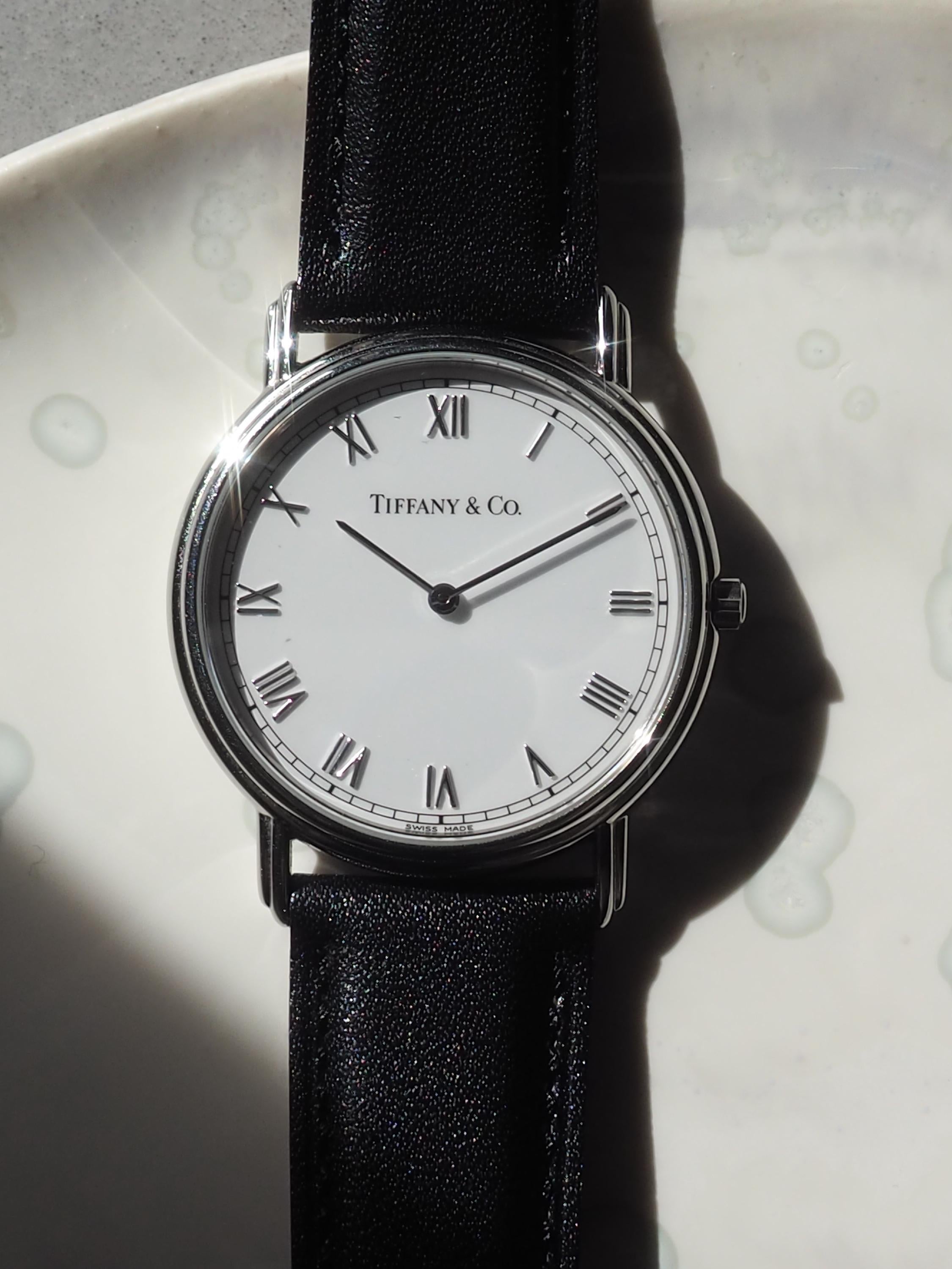 Tiffany & Co Tiffany クラシック ラウンド ウォッチ 腕時計 ユニ