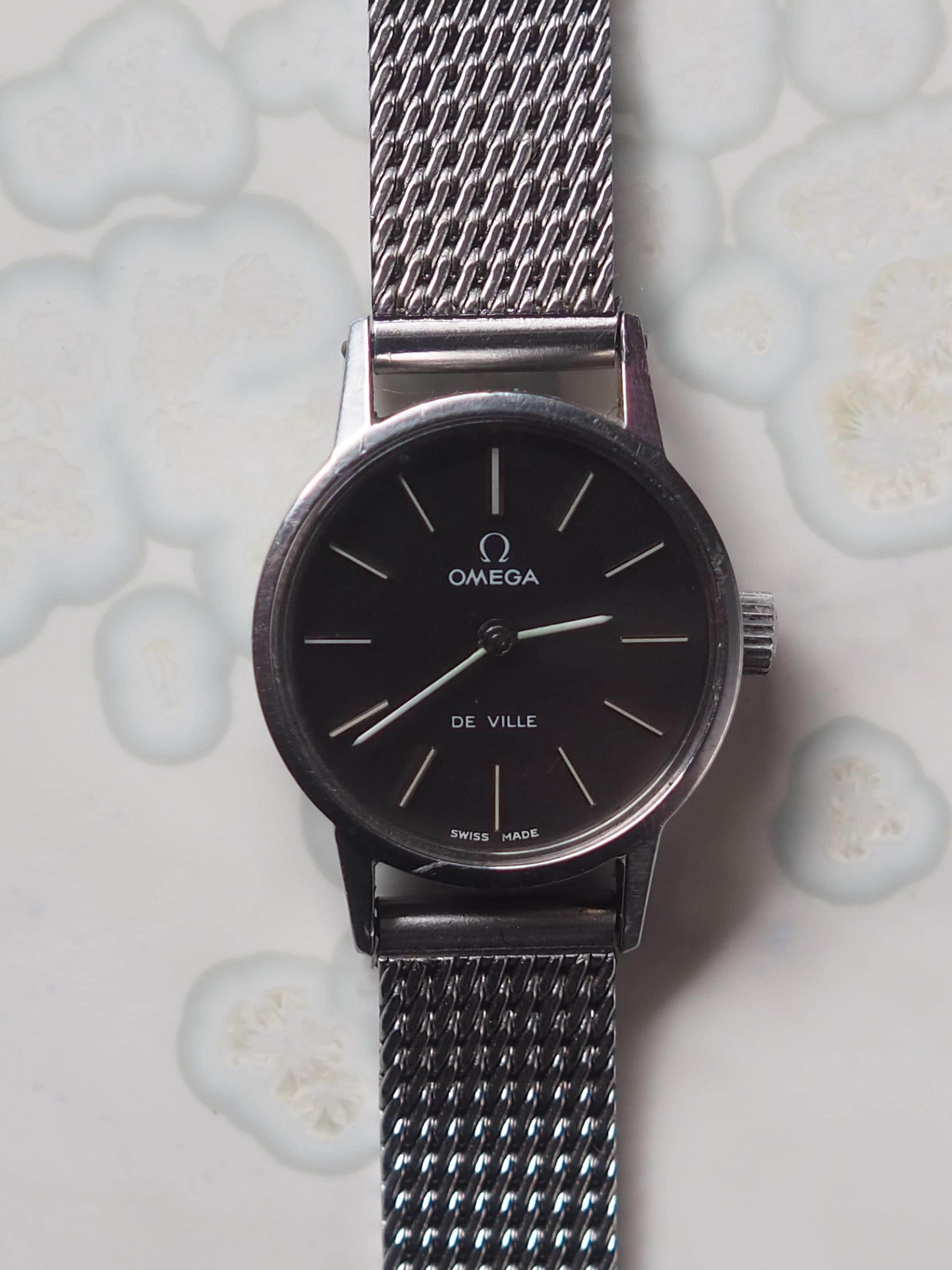 OMEGA オメガ ジュネーブ ラウンド ウォッチ 腕時計 シルバー