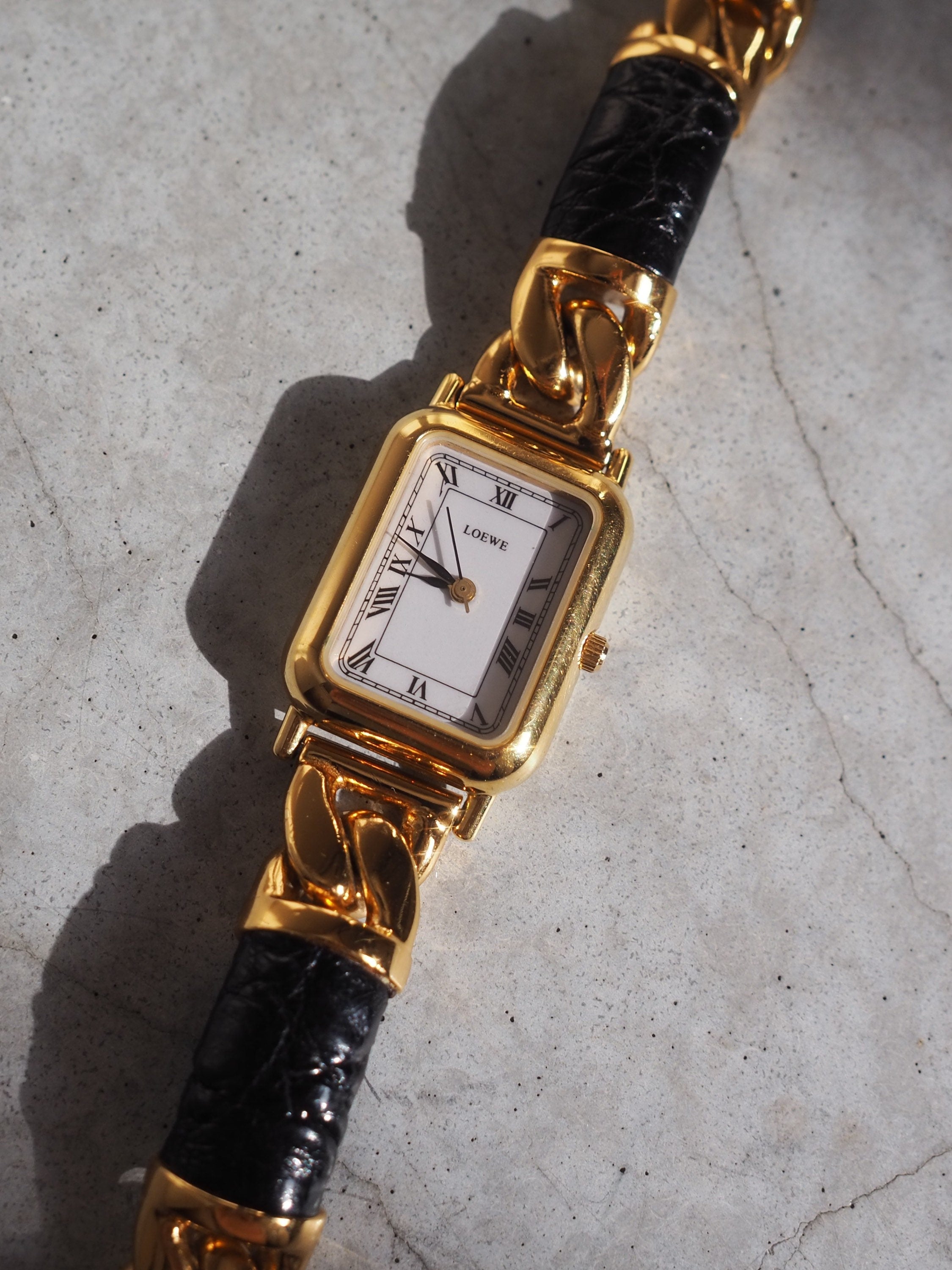 LOEWE スクエア ウォッチ 時計 ヴィンテージ