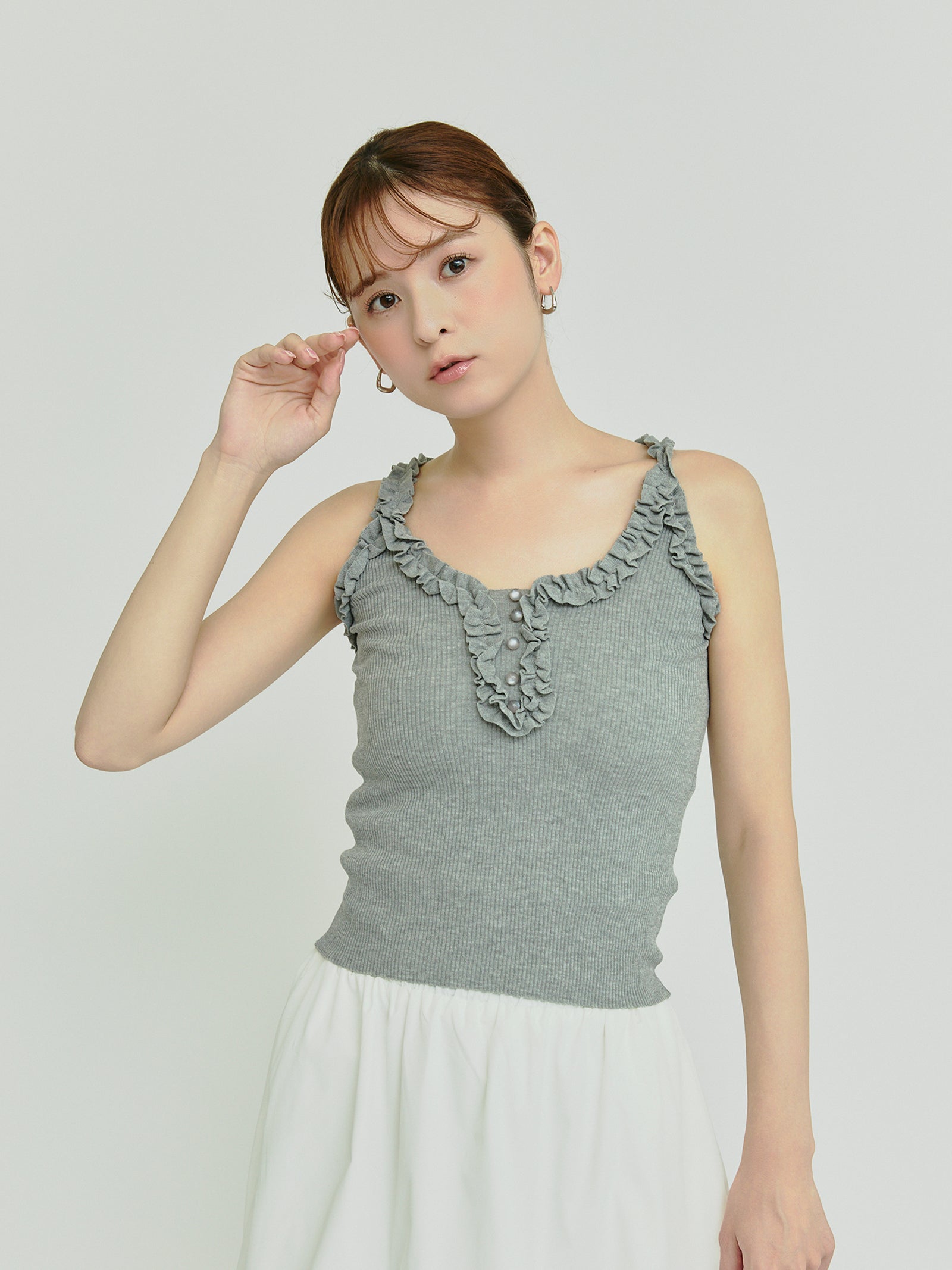 フリルキャミソール