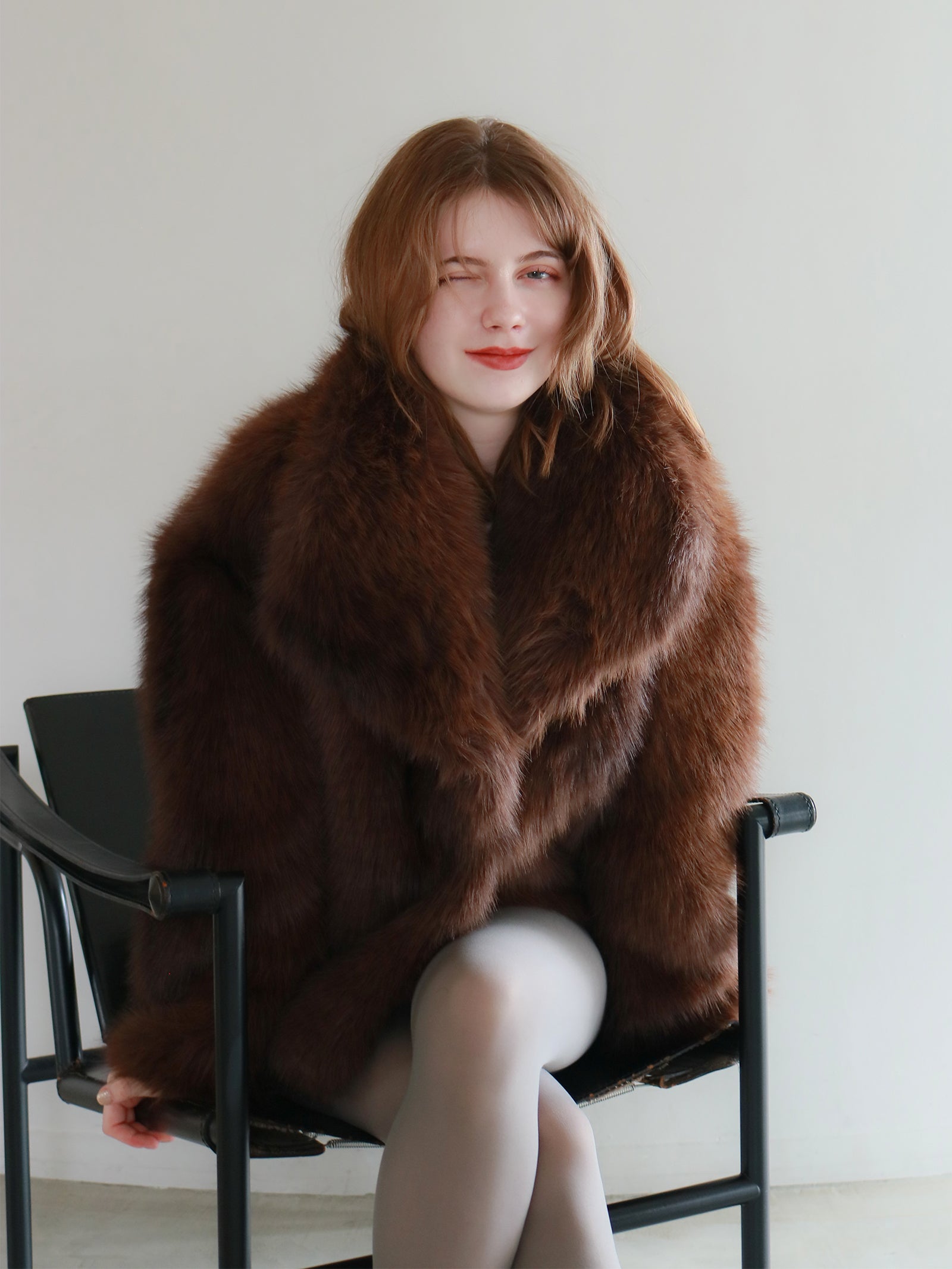 mic】ビッグカラーファージャケット