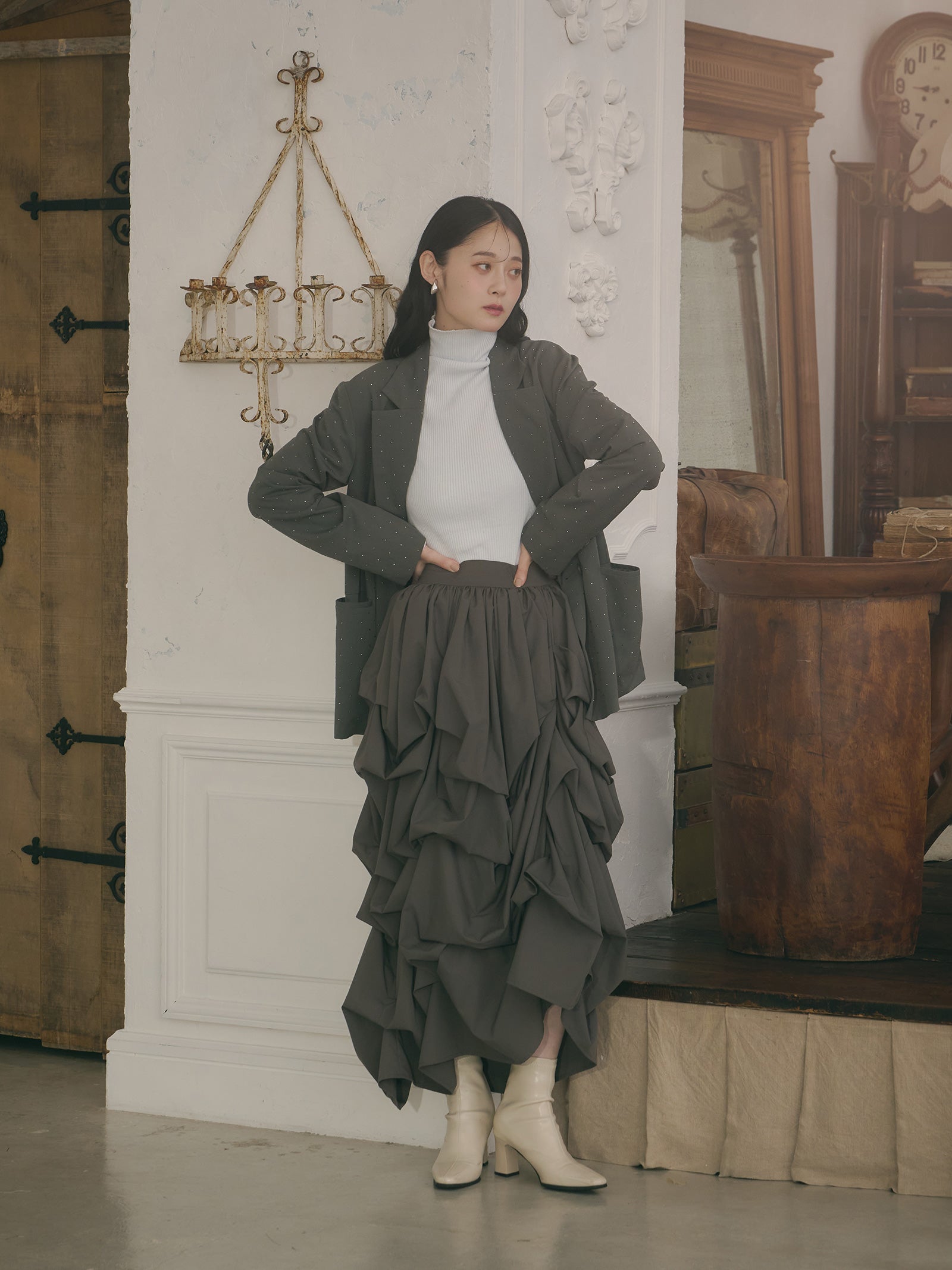 一部予約】ラインストーンジャケット【発送予定日 3月下旬~4月上旬】