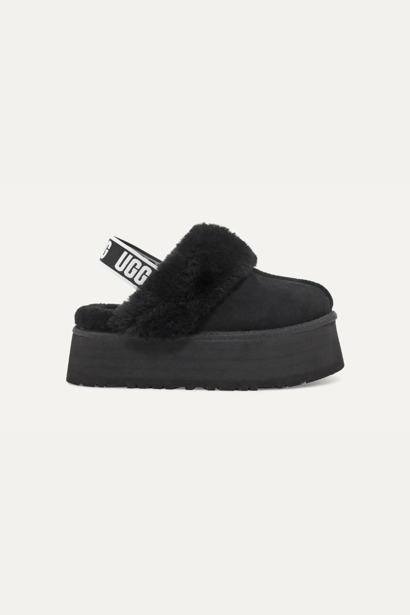 UGG- FUNKETTE SLIPPERS IN BLACK - Omberon