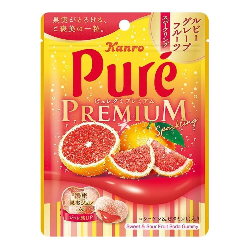 Kanro Pure Premium Sweet & Sour Fruit Gummy Candy – Omi Japan Market