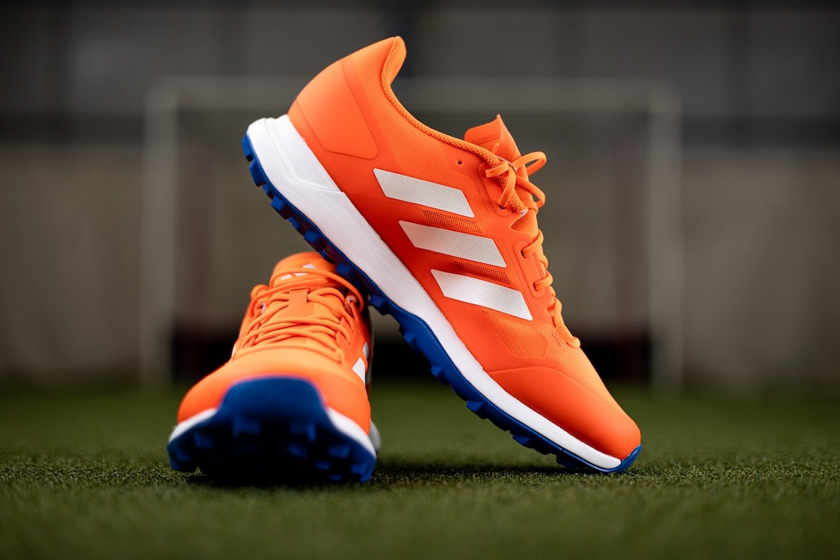 Adidas Zone Dox 2.2S Orange Hockey Shoe 25/26 | ONE Sports Warehouse