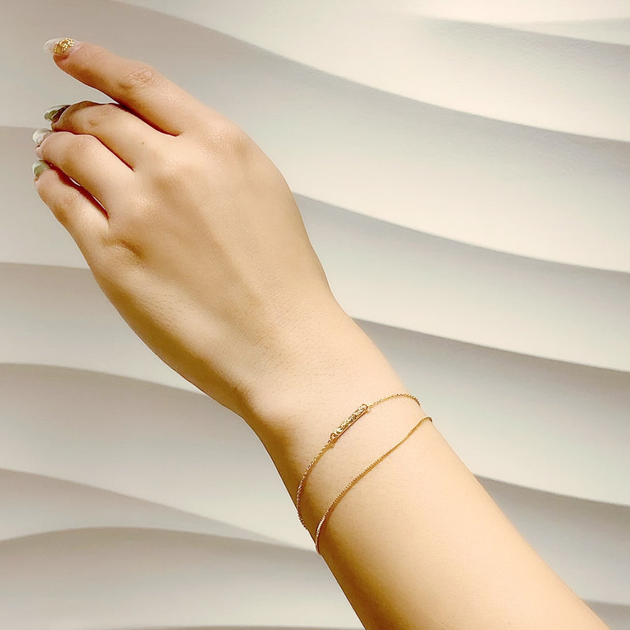 ダブルチェーンブレスレット(14KYG) – MAILE ONLINE BOUTIQUE