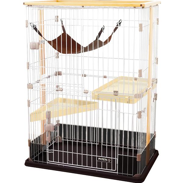ウッドワンサークル キャット 2段 KJセット | ペット用品・フードの