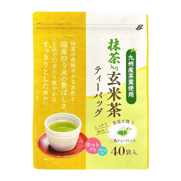 嘉木園 抹茶入り玄米茶 ティーバッグ 4g×40袋入｜アピタ・ピアゴ