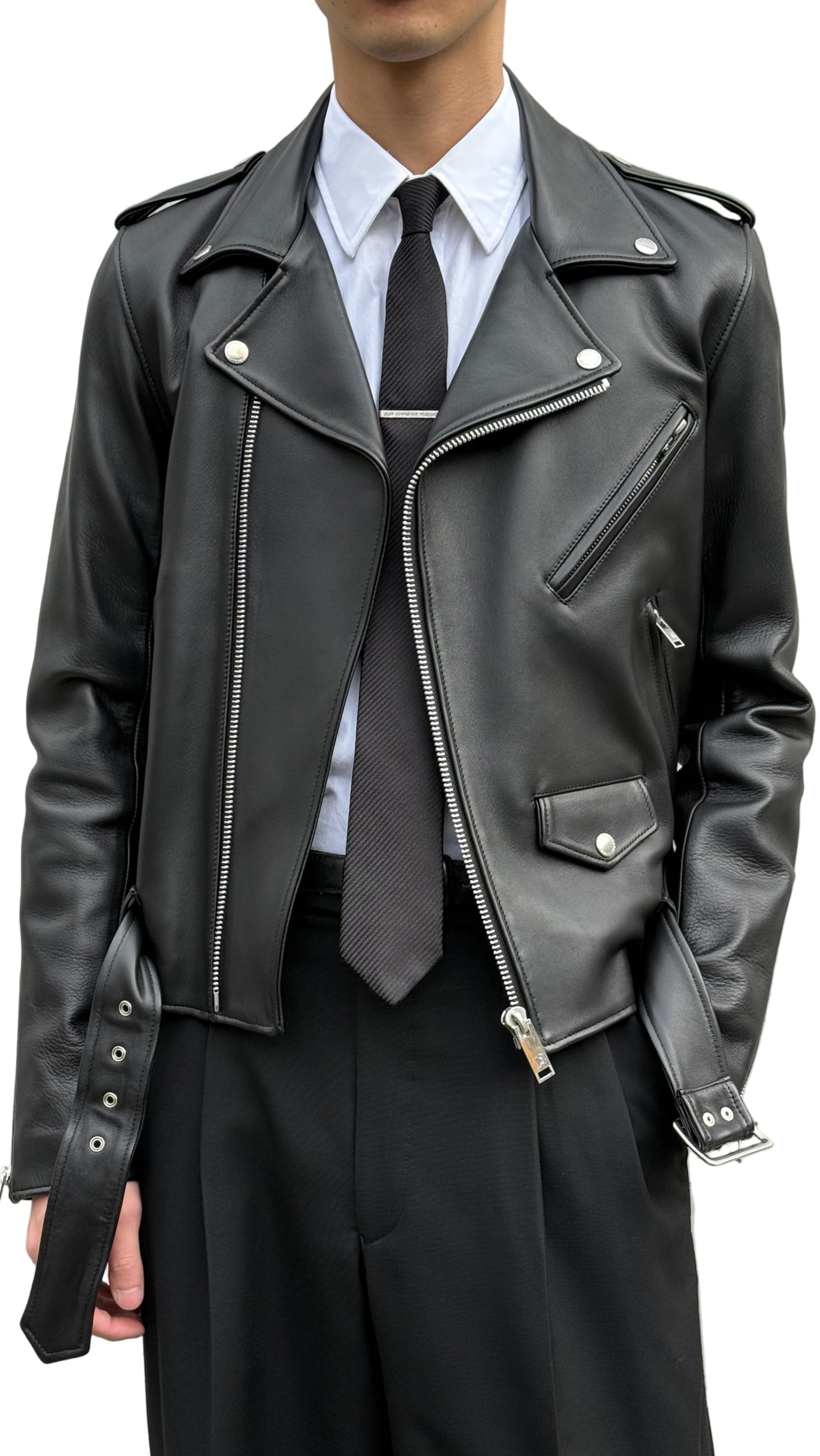 LAMBSKIN BIKER JACKET