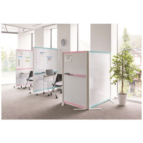 パーティション両面ホワイトボード(キャスター付) - オフィス空間Online