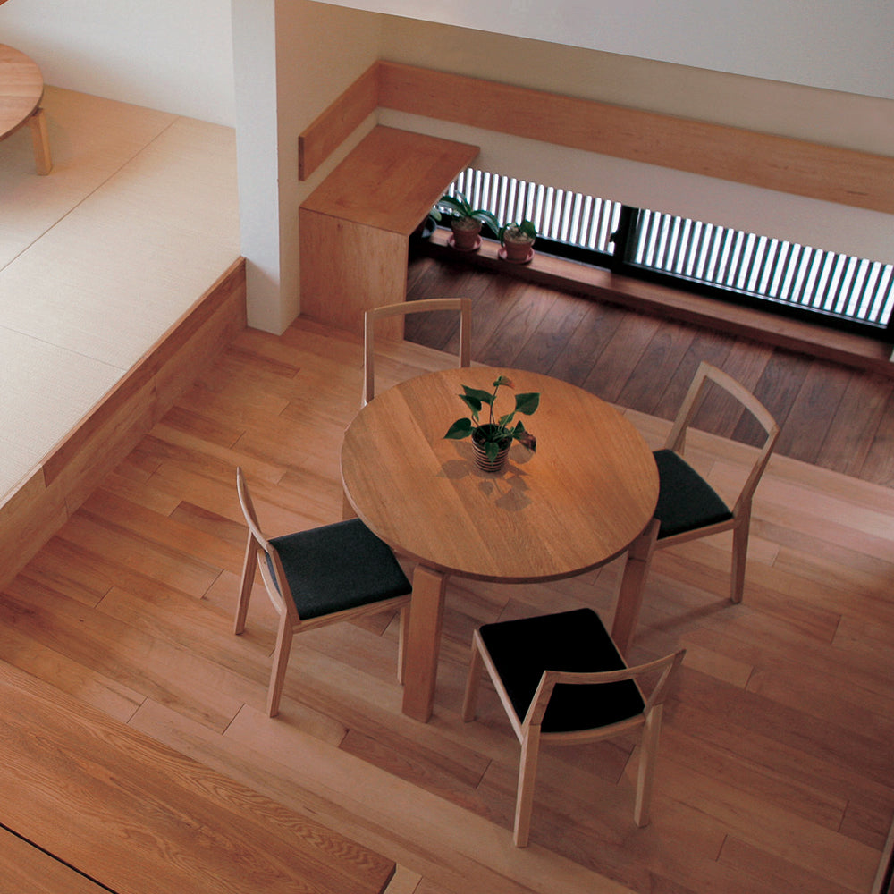 宮崎椅子製作所｜MI table（丸天板・4本脚）｜小泉誠｜ダイニング