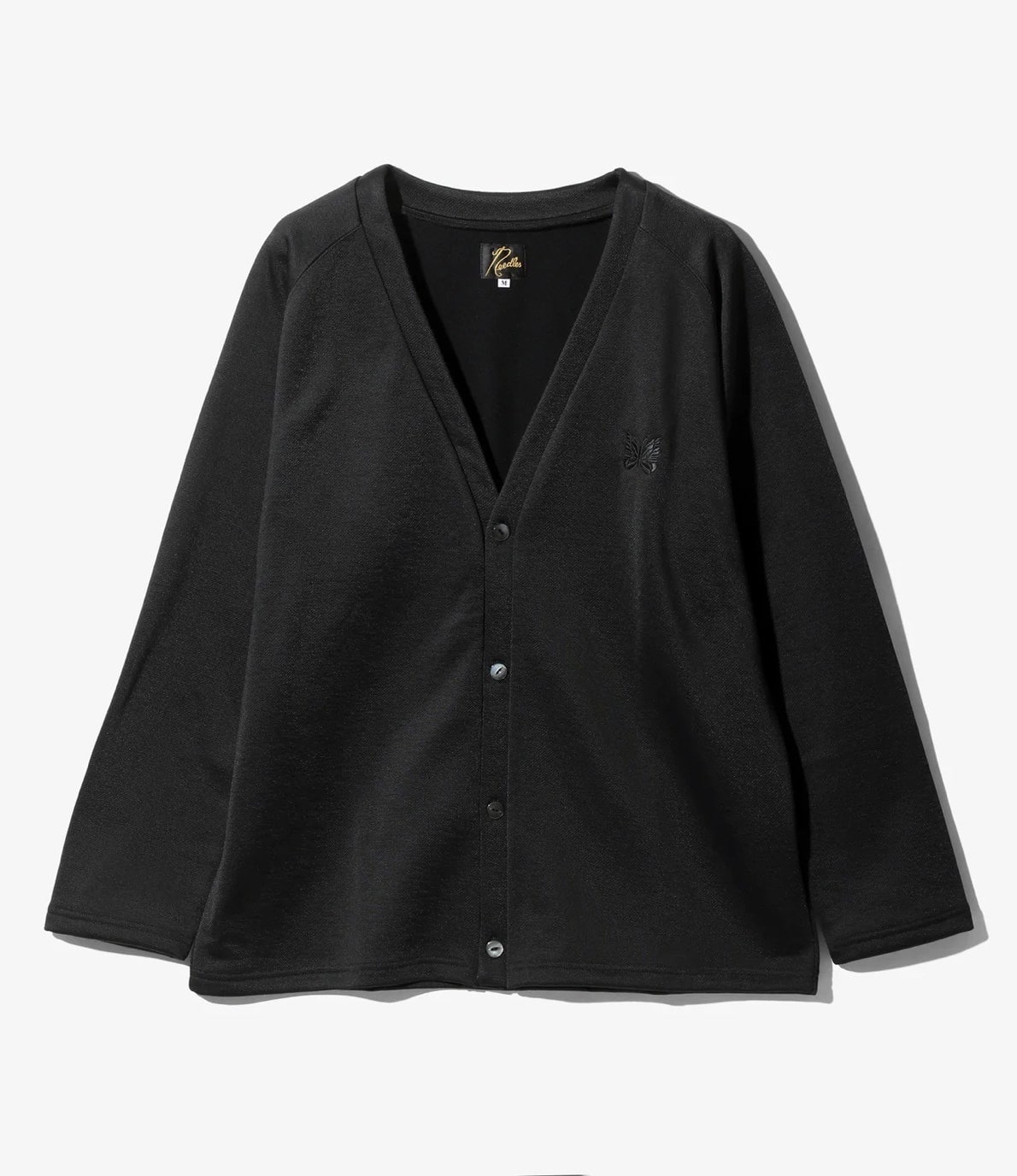Needles/ニードルズ/V-Neck Cardigan - Bright Jersey 25SS(M BLACK
