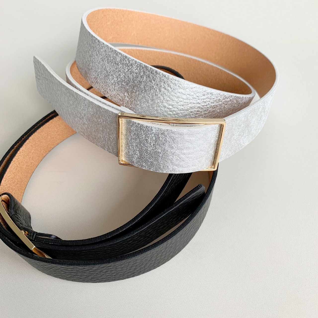 メタリックレザーベルト(Free シルバー)｜ Q｜吉祥寺PARCO | ONLINE