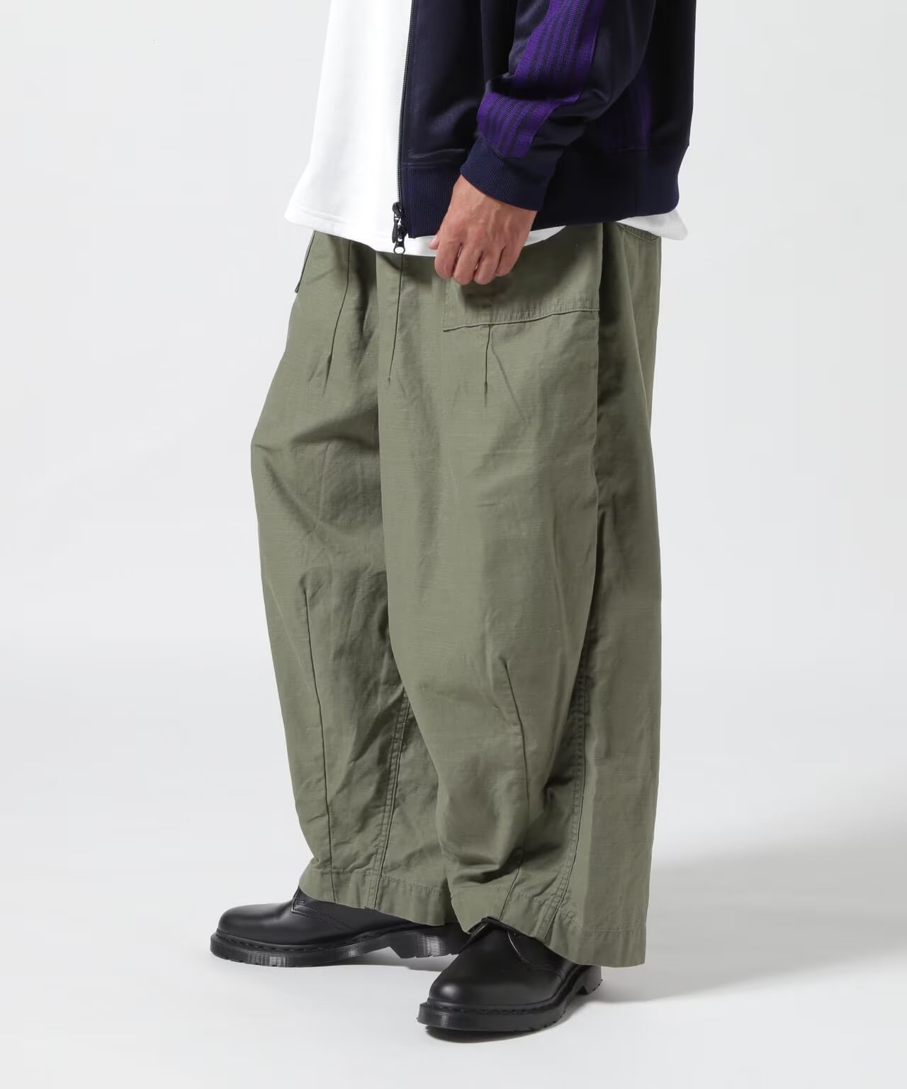 NEEDLES/ニードルズ/H.DPant-Fatigue/ヒザデルパンツ OLIVE(XS OLIVE