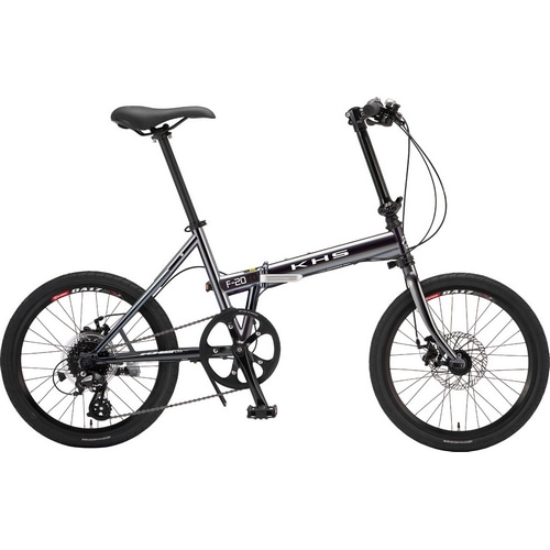 KHS ( ケーエイチエス ) 折りたたみ自転車 F-20TD ガンメタリック ワン