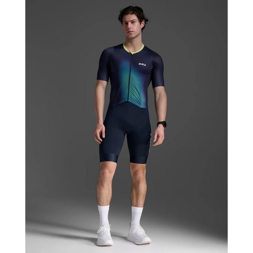2XU ( ツータイムズユー ) トライスーツ AERO HEX SLEEVED TRISUIT